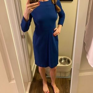 JCREW ROYAL BLUE DRESS- SIZE 2